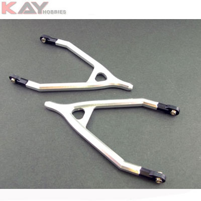 Axial SCX-10 Aluminium Upper Y-Arm silber (2 St�ck)
