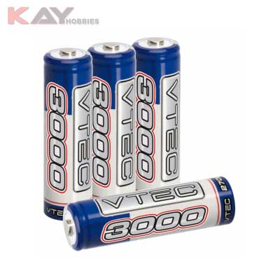 VTEC AA 3000mAh Ultra Capacity 2 Mignon NiMH Akku (4Stk.)