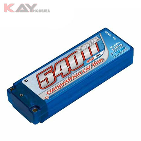 LRP LiPo Competition Car Line Hardcase 5400 - 45C - 7.4V