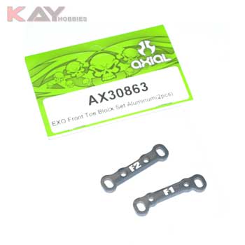 EXO Front Toe Block Set Aluminum (2pcs)