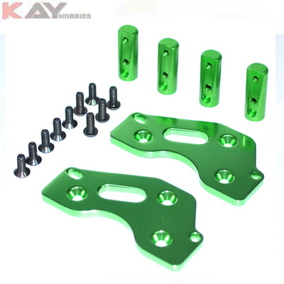 AX10 Aluminium Servohalter Set gr�n