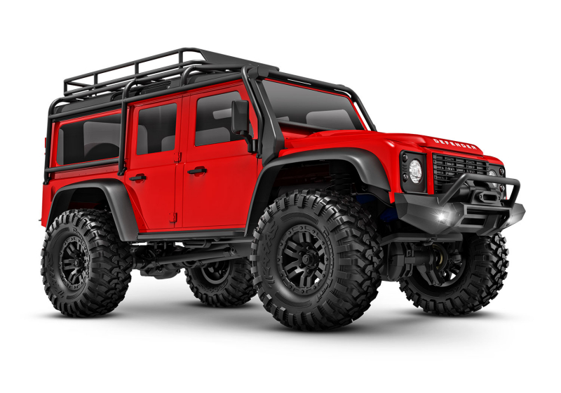 Traxxas TRX-4M LR Defender 4x4 RTR Red w. battery/charger 1/18 4WD Scale-Crawler