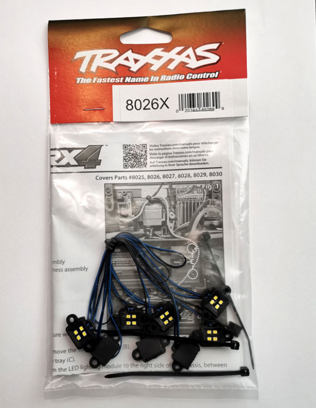 Traxxas LED rock light kit, TRX-4®/TRX-6™