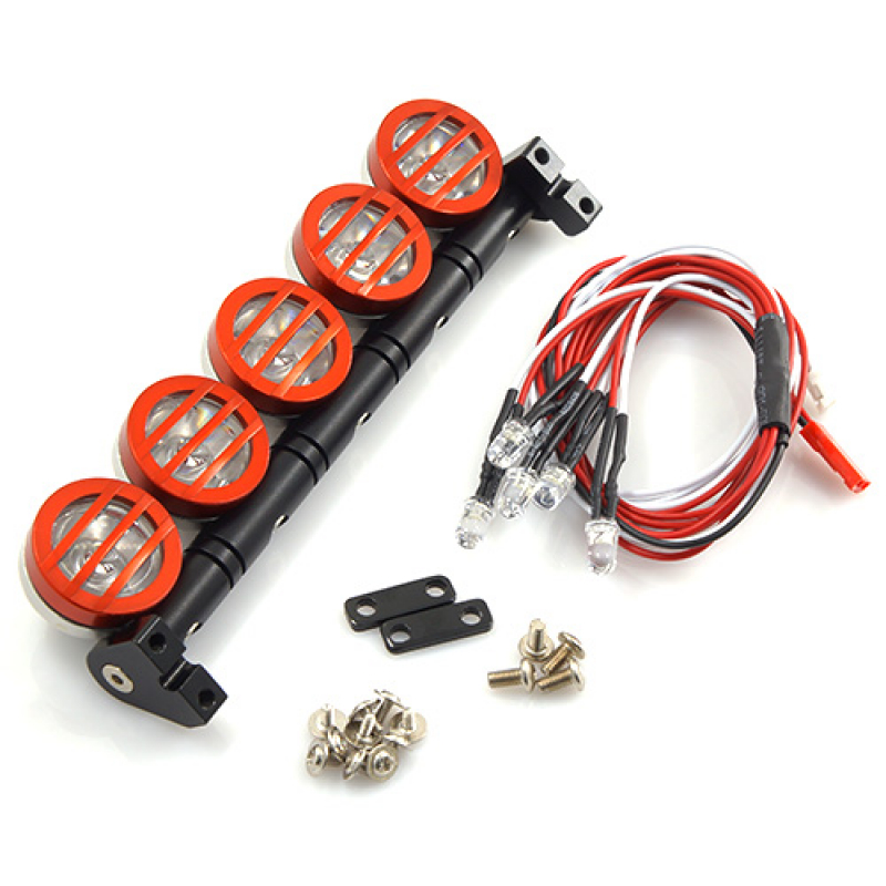 1/10 Aluminium Lichtleiste Set mit LED's für Crawler
