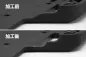 Preview: Yokomo YD-2 EXII Aluminum Rear Suss Mount E (60.8-64.0mm) RD/SD Series