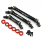 Preview: HD Steel Front & Rear Center Shaft Set Black für Traxxas TRX-6