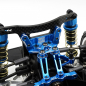 Preview: Aluminium Stoßdämpferhalterung für Tamiya XV-02 (blau)