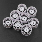 Preview: Yeah Racing Plastic Wide Rim Set 11mm (Offset 0 +1 +2 +3) White For 1/28 AWD Mini-Z