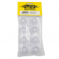 Preview: Yeah Racing Plastic Wide Rim Set 11mm (Offset 0 +1 +2 +3) White For 1/28 AWD Mini-Z