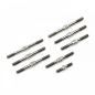 Preview: Yeah Racing 64 Titanium Turnbuckle Set (7pcs) For Tamiya Top Force