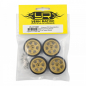 Preview: Yeah Racing Aluminum CNC 6 Spoke Beadlock Rims Set Gold Titanium For Traxxas TRX-4M