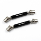 Preview: Stainless Steel Front & Rear Center Shaft Set Black For Axial SCX10 PRO