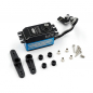 Preview: Yeah Racing Hackgear Low Profile Digital Servo - Aluminiumgehäuse - 10 kg - Blue/Black