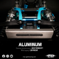 Preview: Yeah Racing Aluminium Dämpferstrebe vorne/hinten für Tamiya BBX (BB-01) Blau