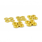 Preview: Brass M3 X 8mm Flat Washer 0.5 / 1 / 1.5 / 2 / 2.5 mm 4pcs each