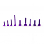 Preview: Yeah Racing Aluminium Screws Set For Futaba 10PX (Purple)