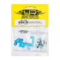 Preview: Yeah Racing Aluminium-Hauptwellenlagerhalter-Set blau für die Tamiya TT02-Series