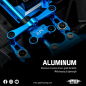 Preview: Yeah Racing Aluminium-Hauptwellenlagerhalter-Set blau für die Tamiya TT02-Series