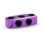 Preview: Yeah Racing Aluminum Case 12-14 Gauge Wire Guard Clamp Type B Purple