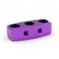 Preview: Yeah Racing Aluminium Kabelhalter Type B, 3-fach (Purple)