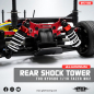 Preview: Yeah Racing Aluminium Schock Tower hinten für Kyosho 1/10 Fazer Mk2 - Rot