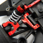 Preview: Yeah Racing Aluminium Querlenker vorne/oben für  Kyosho 1/10 Fazer Mk2 - Rot