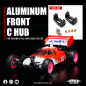 Preview: Yeah Racing Aluminium C Hub vorne für Yokomo 870C Super Dog Fighter YZ10 2023