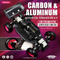 Preview: Yeah Racing Aluminum & Carbon Essential Conversion Kit Black For Yokomo 870C Super Dog Fighter YZ10 2023