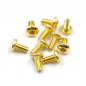 Preview: Yeah Racing Stainless Steel Gold Coated Hex Socket Button Head Machine Screw (M2x4mm) 10pcs