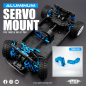 Preview: Yeah Racing Aluminium Servohalterung für Tamiya XM-01 PRO