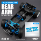 Preview: Yeah Racing Aluminium Querlenker Set hinten für Tamiya XM-01 PRO