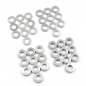 Preview: Yeah Racing Aluminium M4 X 8mm Flat Washer 0.5 / 1 / 2 / 3 mm je 10 Stück