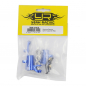 Preview: Yeah Racing Aluminium Lenkung Set Blau für Traxxas Mini Maxx