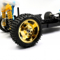 Preview: Yeah Racing Aluminium CNC Felgen Silber (4WD) für Tamiya TT-02B Top Force Super Avante (TD4)