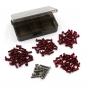 Preview: Yeah Racing 7075 Aluminum & Titanium Screw Assorted Set w/Box For ReveD RDX (Red)