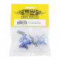 Preview: Yeah Racing Aluminum Steering Blocks 2pcs For Team Associated RC10 Rally / Semi-Truck 6x6 6WD / Apex2 (Blue)