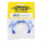 Preview: Yeah Racing Aluminium Querlenkerhalterung Blau 2 Stück für Team Associated RC10 Rally / Semi-Truck 6x6 6WD / Apex2