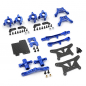 Preview: Yeah Racing Aluminium Essential Conversion Kit für Team Associated RC10 Rally - Blau