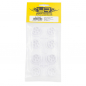 Preview: Yeah Racing Kunststoff-Felgensatz RWD, schmal, 8,5 × 20 mm, Offset 0 / +1 / +1,5 / +2, Weiß, für 1:28 Mini-Z