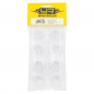 Preview: Yeah Racing Kunststoff-Felgensatz RWD, breit, 11 × 20 mm, Offset 0 / +1 / +2 / -1, Weiß, für 1:28 Mini-Z
