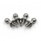 Preview: Yeah Racing Hochpräzise 64 Titan Ball Stud 4.3mm x 4mm (4 Stück)
