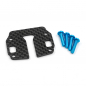 Preview: Yeah Racing Graphite Wheelie Bar Mount (1 pc) For Tamiya GF01 G601 WR02