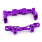 Preview: Yeah Racing Aluminium-Bellcrank-Halterungsset für Reve D RDX - Purple