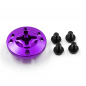 Preview: Yeah Racing Aluminium-Halterung für Hauptzahnrad für Reve D RDX – Purple