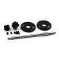 Preview: 64 Titanium Vollachsen-Set mit 53Z Delrin-Zahnrad - Kyosho Mini-Z MR-03/MR-04 RWD u. XPRESS Pixel Z1