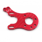 Preview: Yeah Racing Aluminium-Motorhalterplatte mit variabler Einstellposition für Reve D RDX - Rot