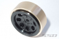 Preview: SSD 1.0" Aluminum / Brass 8 Hole Beadlock Wheels (Black)(2)