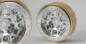 Preview: SSD 1.0" Aluminum / Brass Boxer Wheels (Silver)(2)