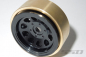 Preview: SSD 1.0" Aluminum / Brass D Hole Beadlock Felgen (Black)(2)