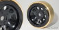 Preview: SSD 1.0" Aluminum / Brass D Hole Beadlock Felgen (Black)(2)